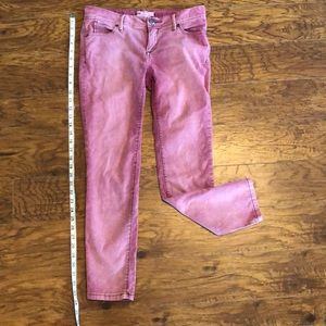Free People mauve/pink skinny cords